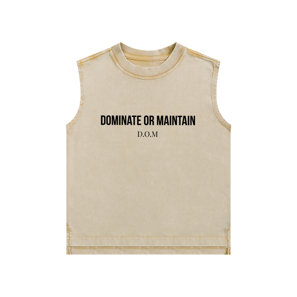 Dominate Or Maintain Snow Washed Kids' Tank Top
