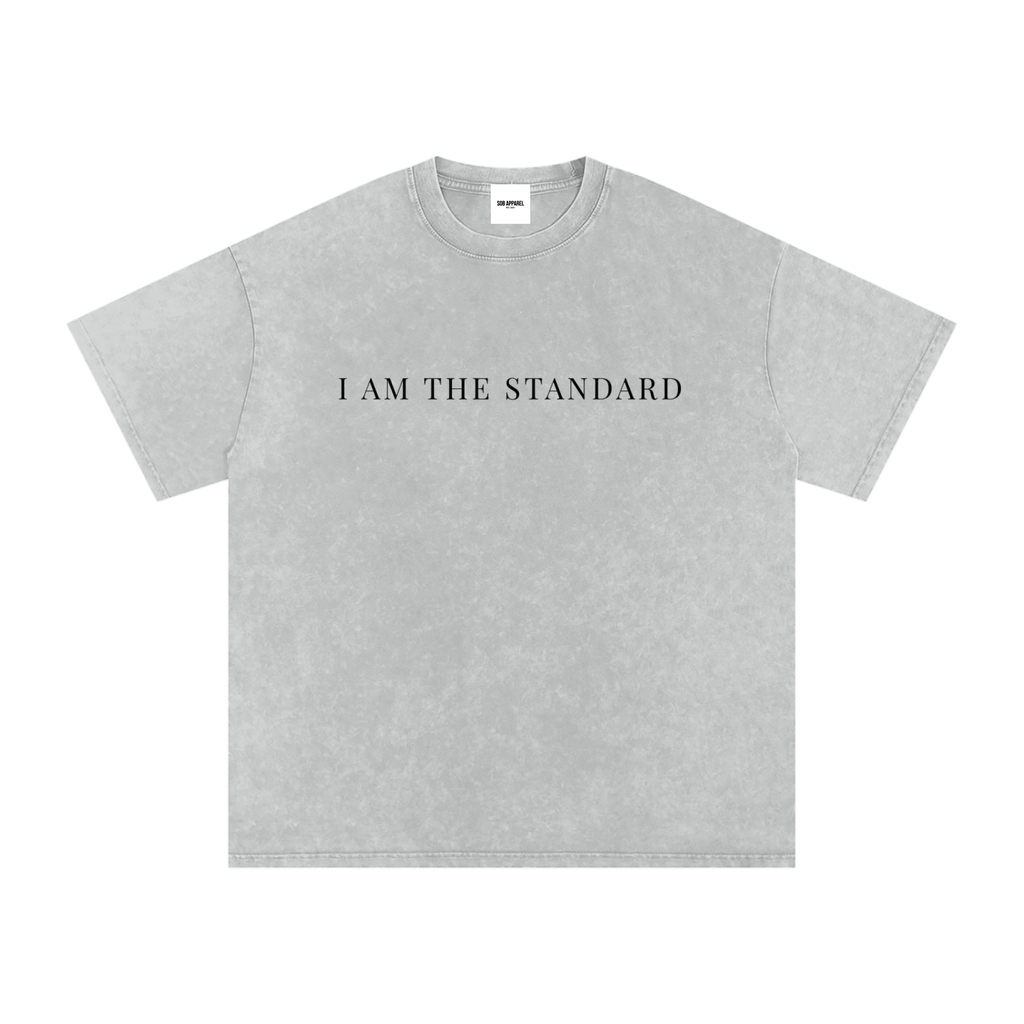 I'm The Standard Snow Washed Oversized Cotton T-Shirt