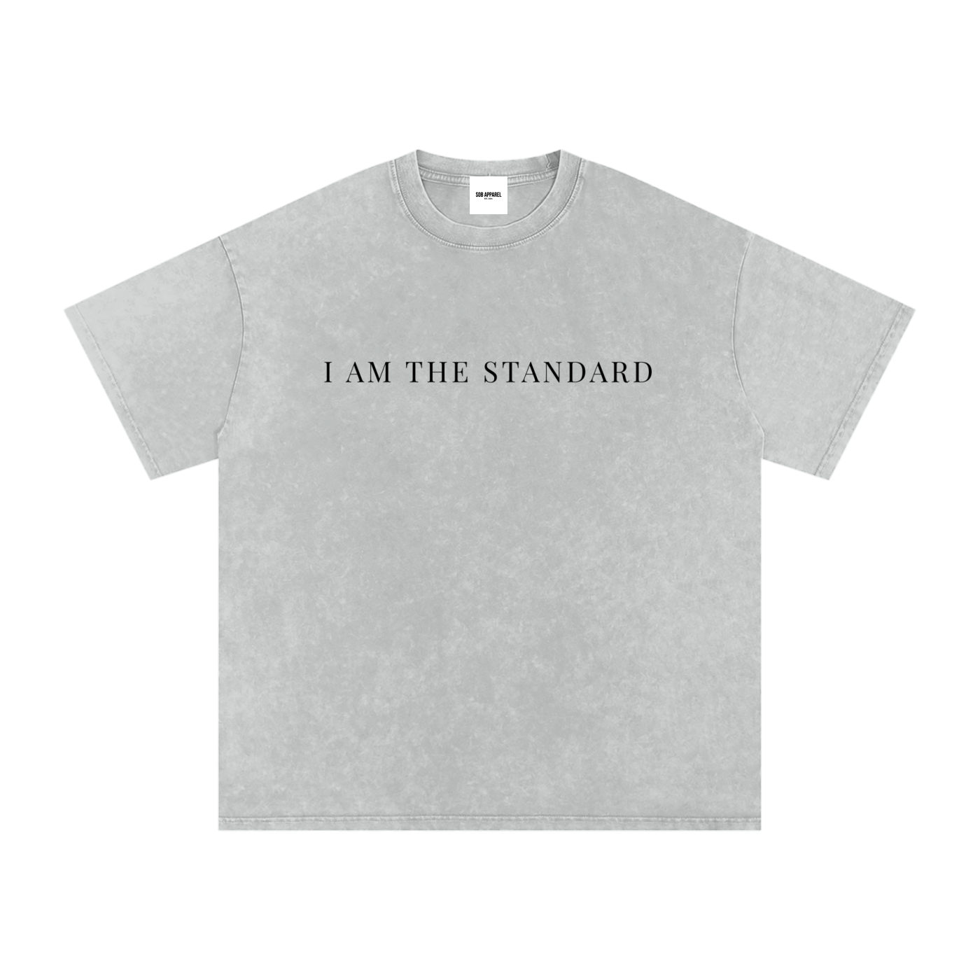 I'm The Standard Snow Washed Oversized Cotton T-Shirt