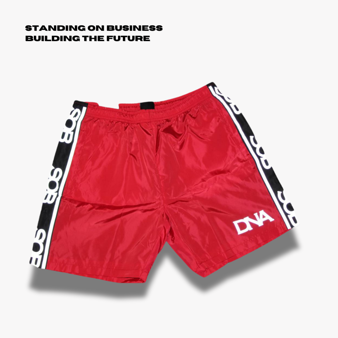 SOB shorts red