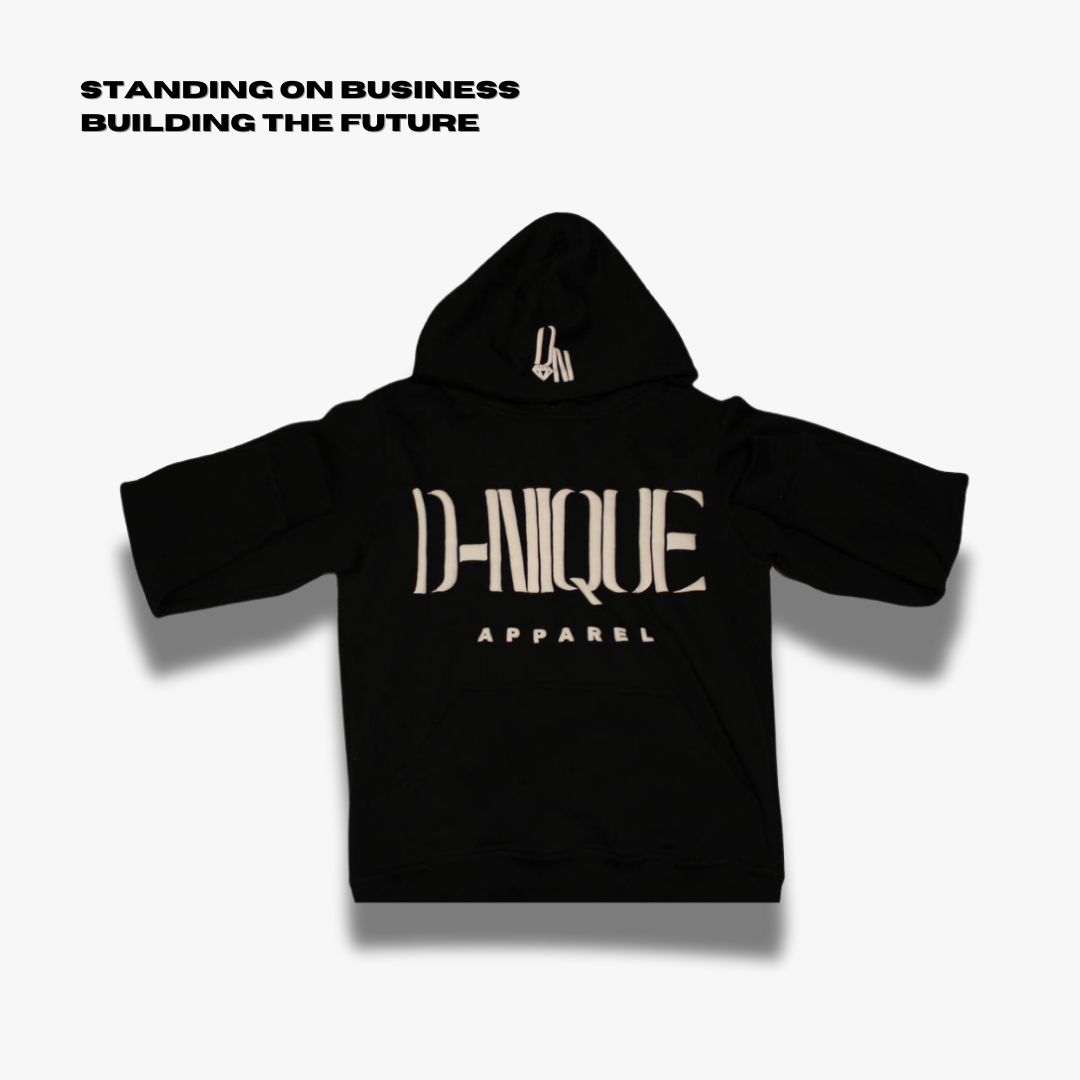 DNIQUE black on white