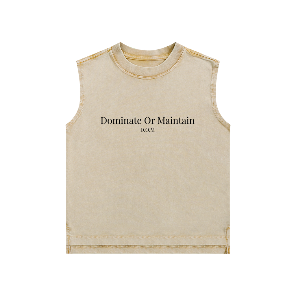 Dominate Or Maintain Snow Washed Kids' Tank Top