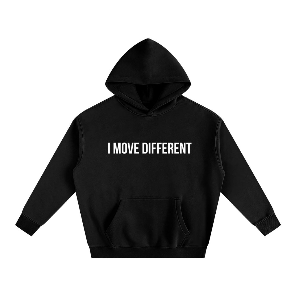 I Move Different Oversize Fleeced Hoodie