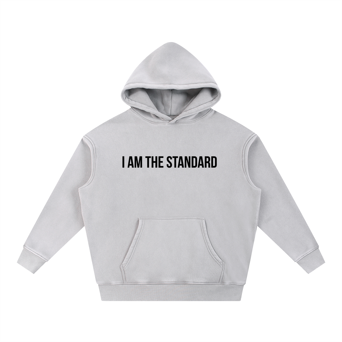 I'm The Standard Snow Wash Fleece Oversize Hoodie
