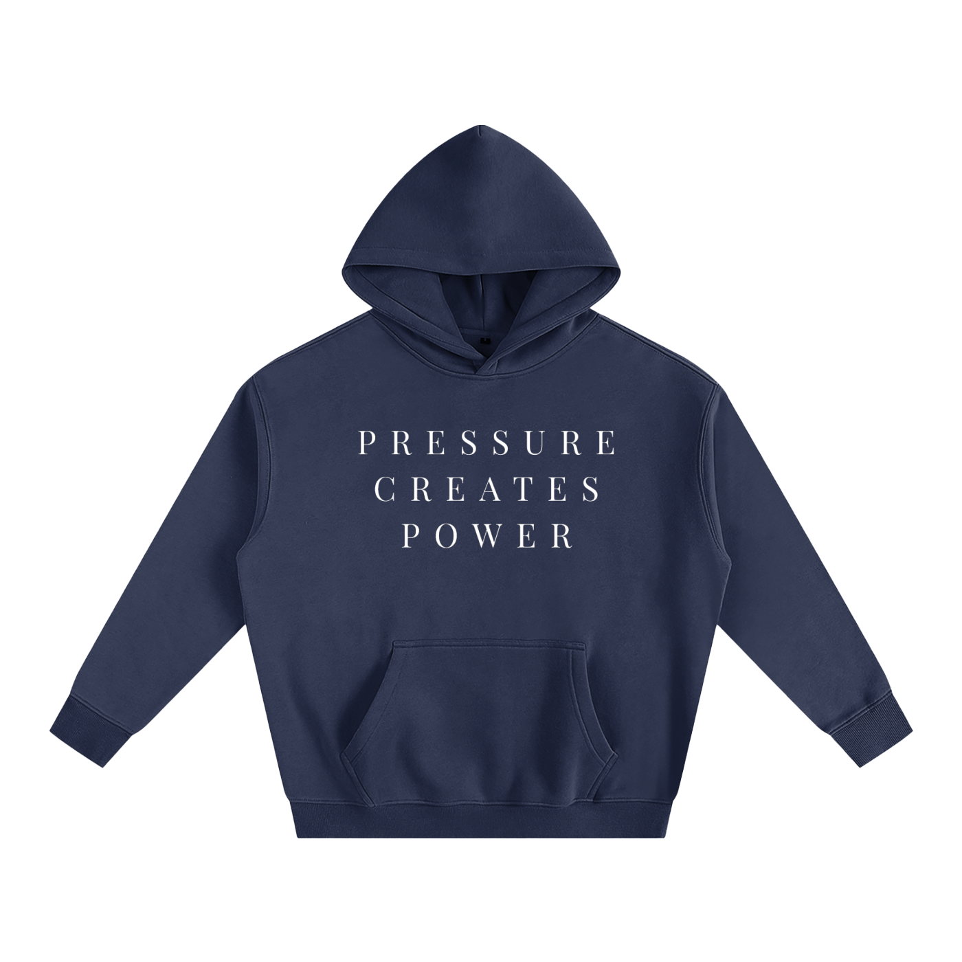 Pressure Creates Power Oversize Fleeced Hoodie