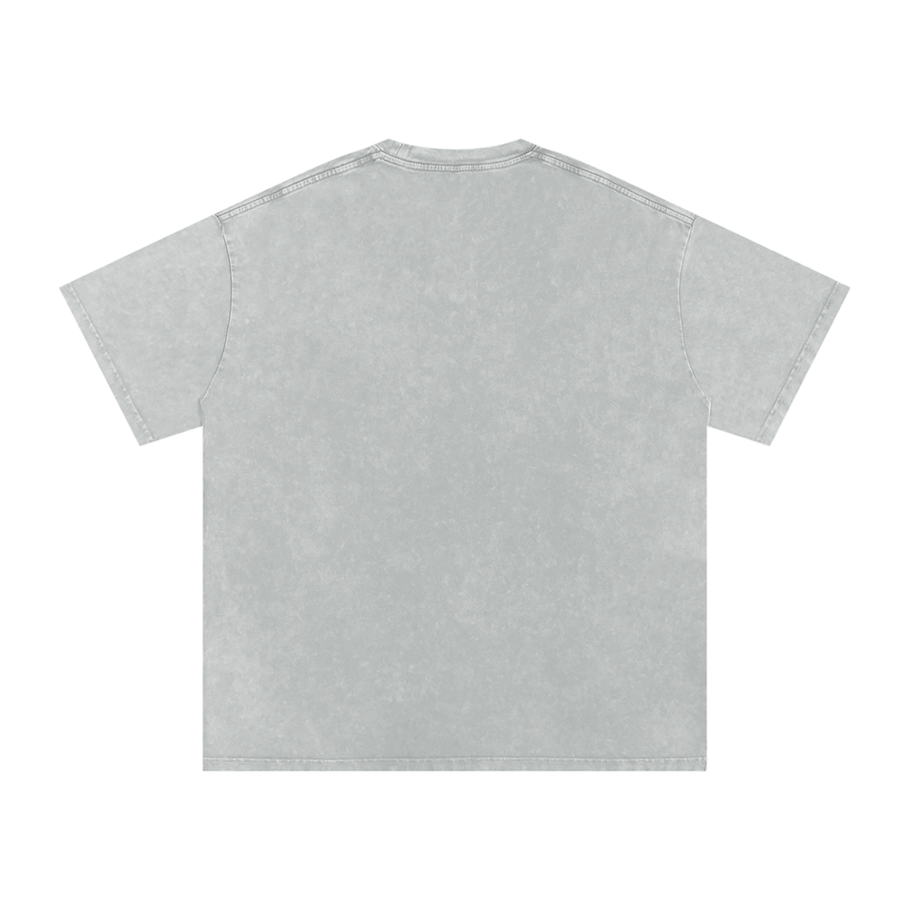 I Move Different Snow Washed Oversized Cotton T-Shirt