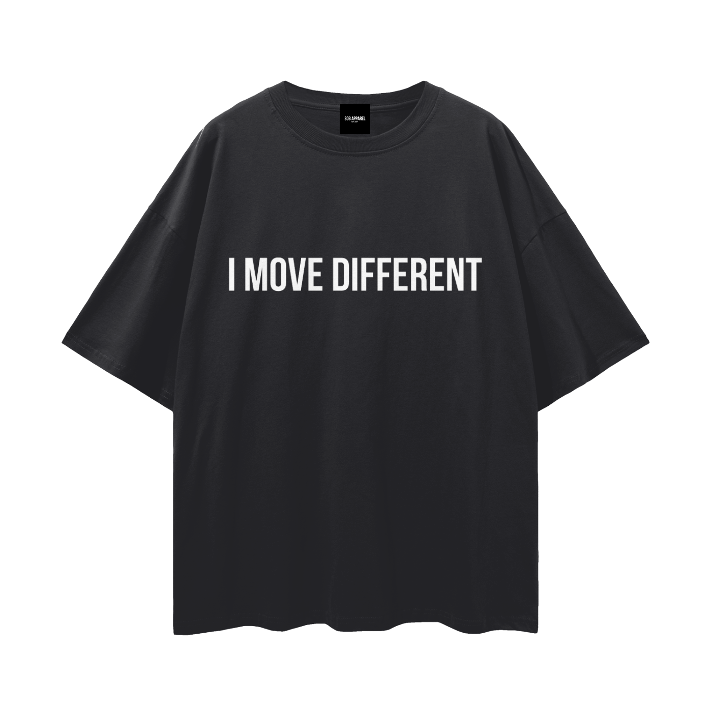 I Move Different Streetwear Loose Drop Shoulder T-Shirt