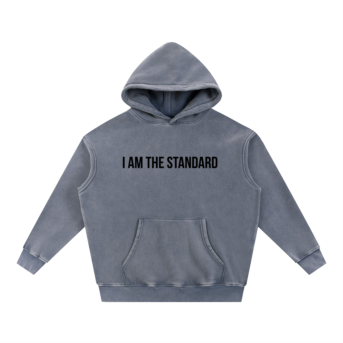 I'm The Standard Snow Wash Fleece Oversize Hoodie