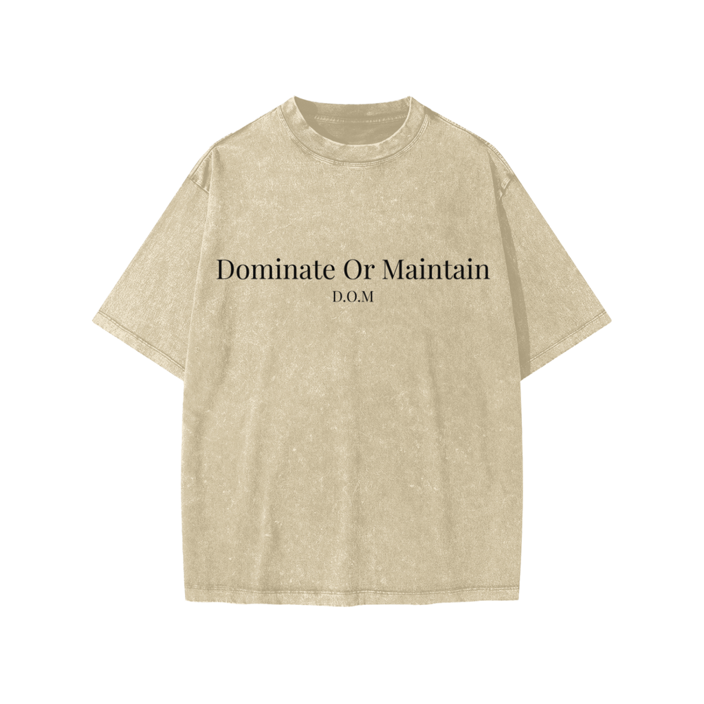 Dominate Or Maintain Snow Washed Kids' T-Shirt
