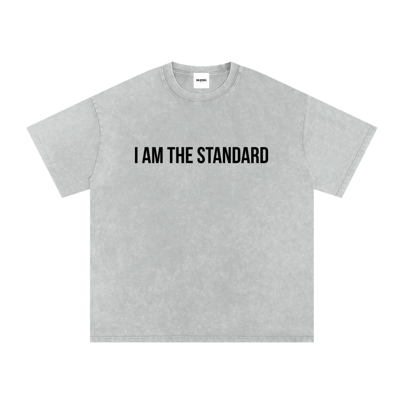 I'm The Standard Snow Washed Oversized Cotton T-Shirt