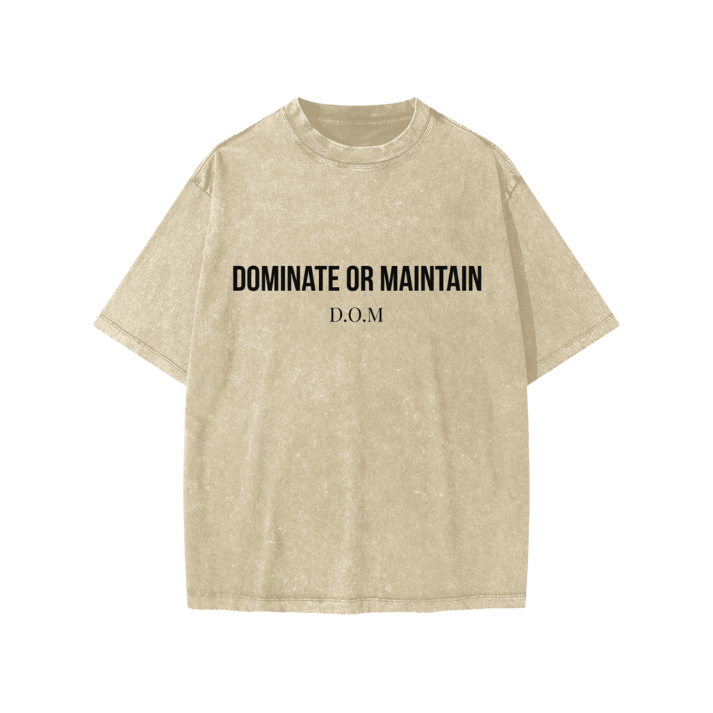 Dominate Or Maintain Snow Washed Kids' T-Shirt