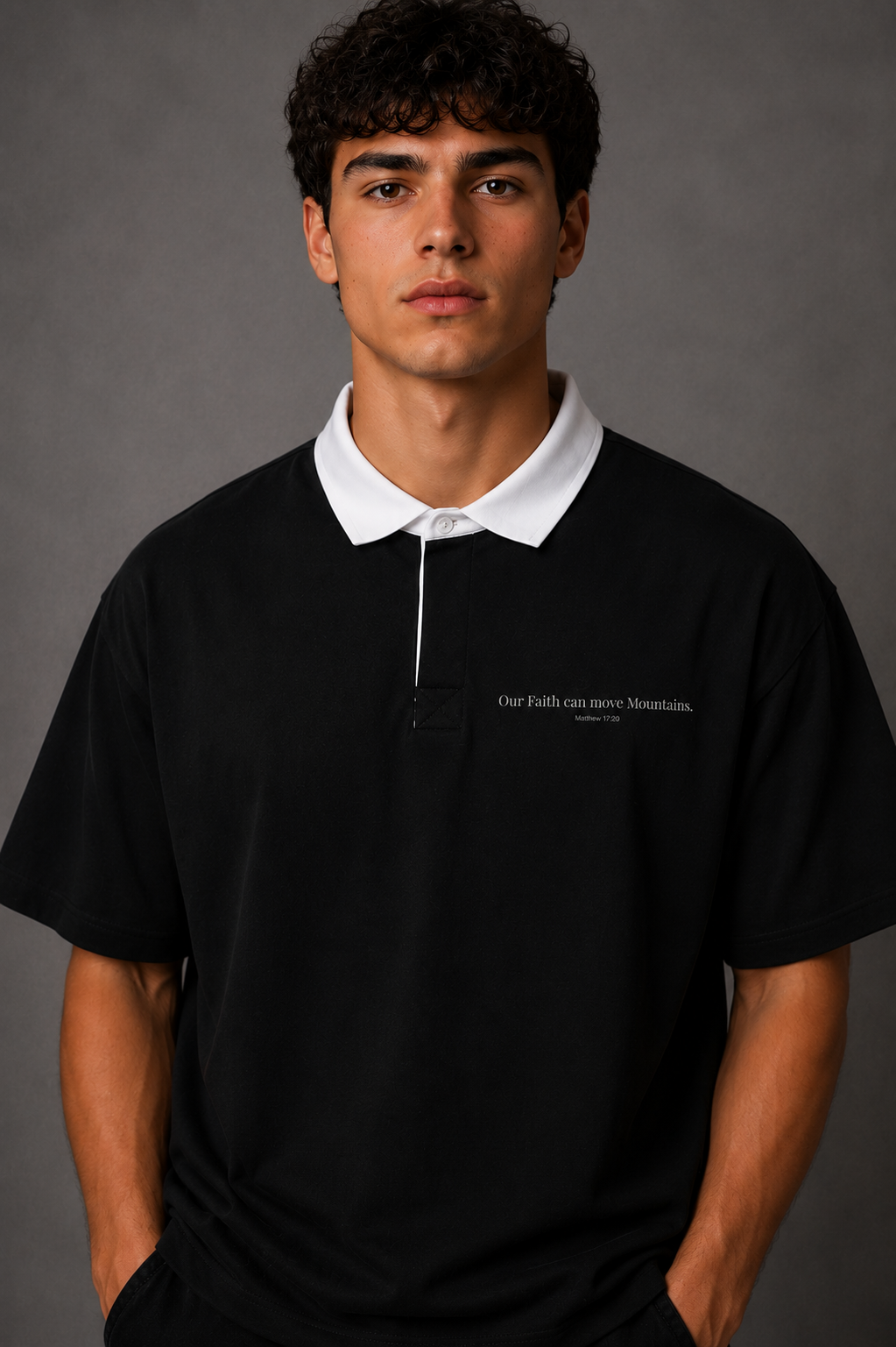 Our Faith Can Move Mountains – Polo Tee
