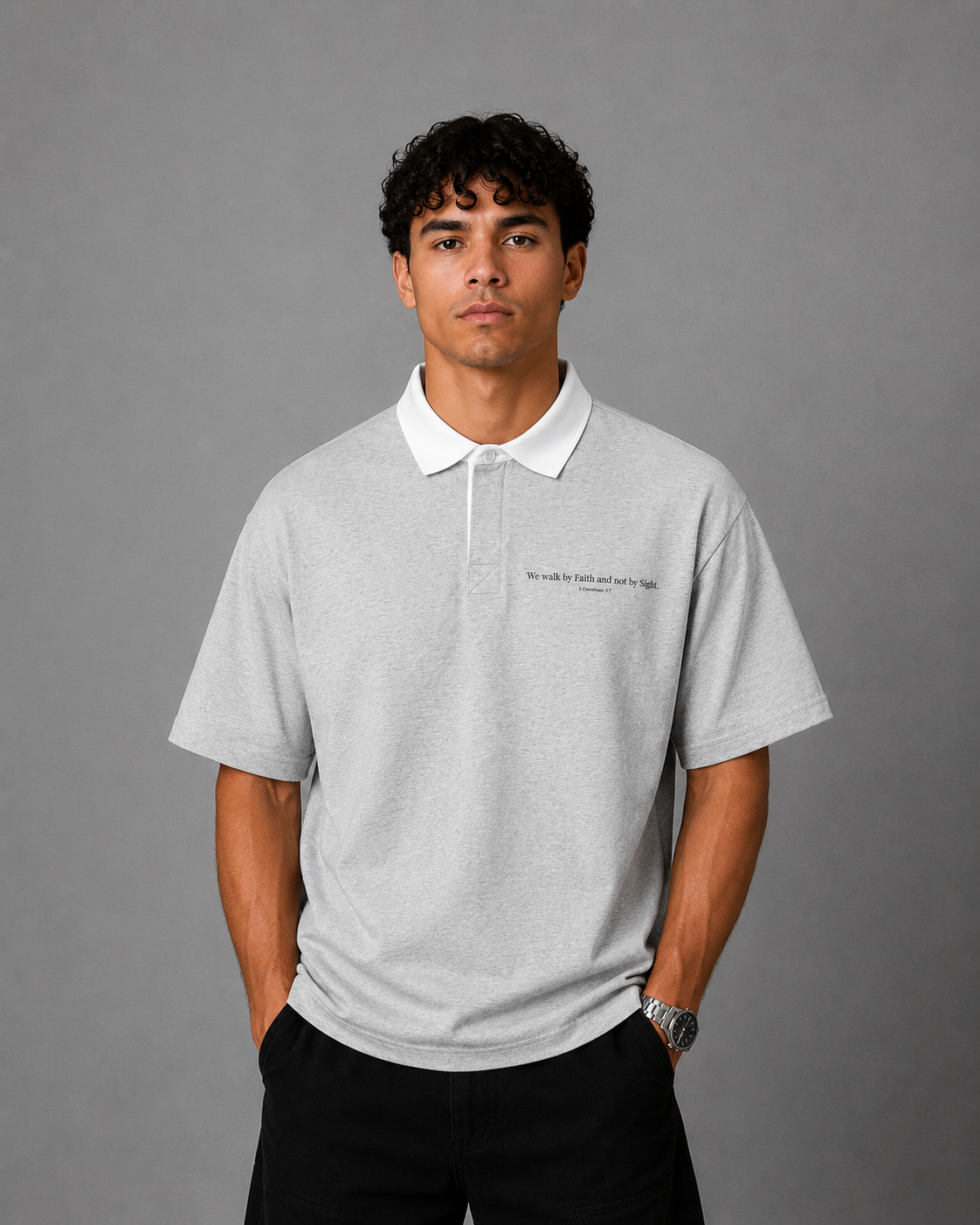 Faith Over Sight Polo Tee