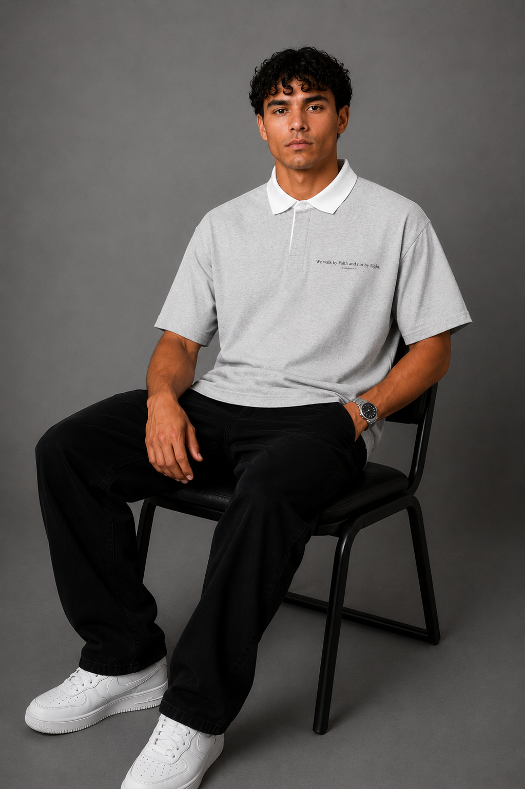 Faith Over Sight Polo Tee