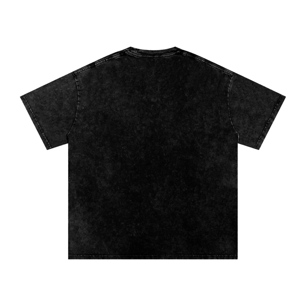 I Move Different Snow Washed Oversized Cotton T-Shirt
