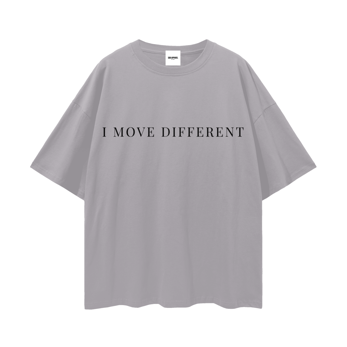 I Move Different Streetwear Loose Drop Shoulder T-Shirt