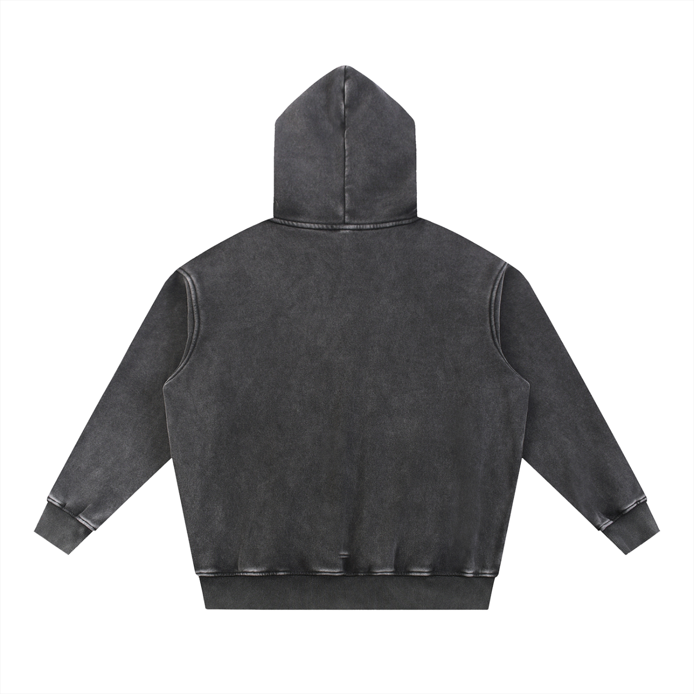 Pressure Creates Power Snow Wash Fleece Oversize Hoodie